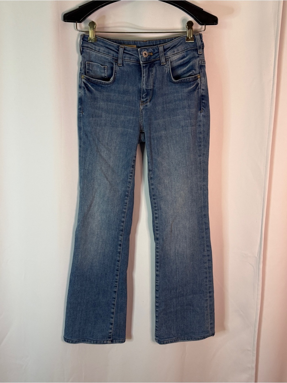 Pilcro Women's Demilune Bootcut Blue Jeans